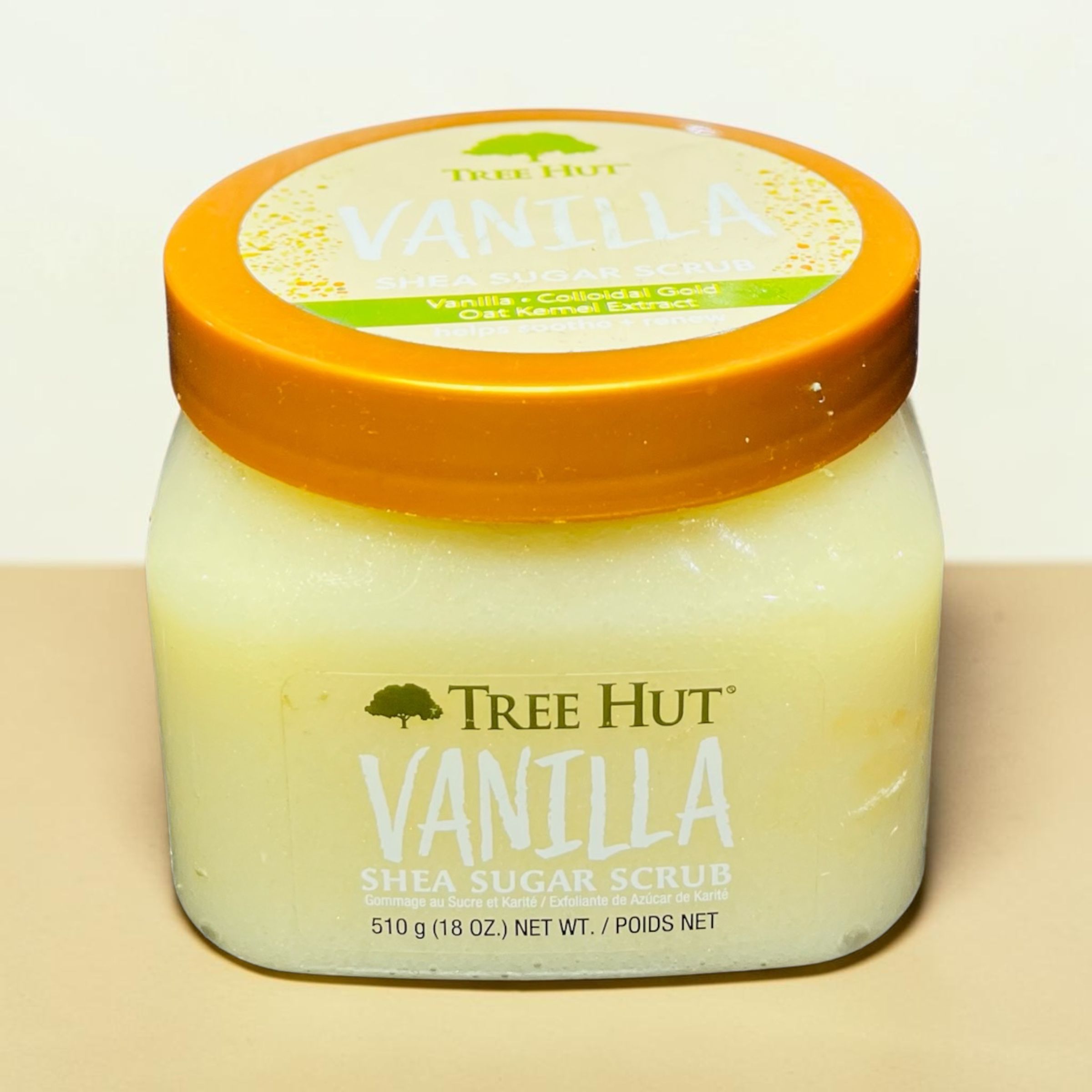 TREE HUT VANILLA SHEA SUGAR SCRUB 510G